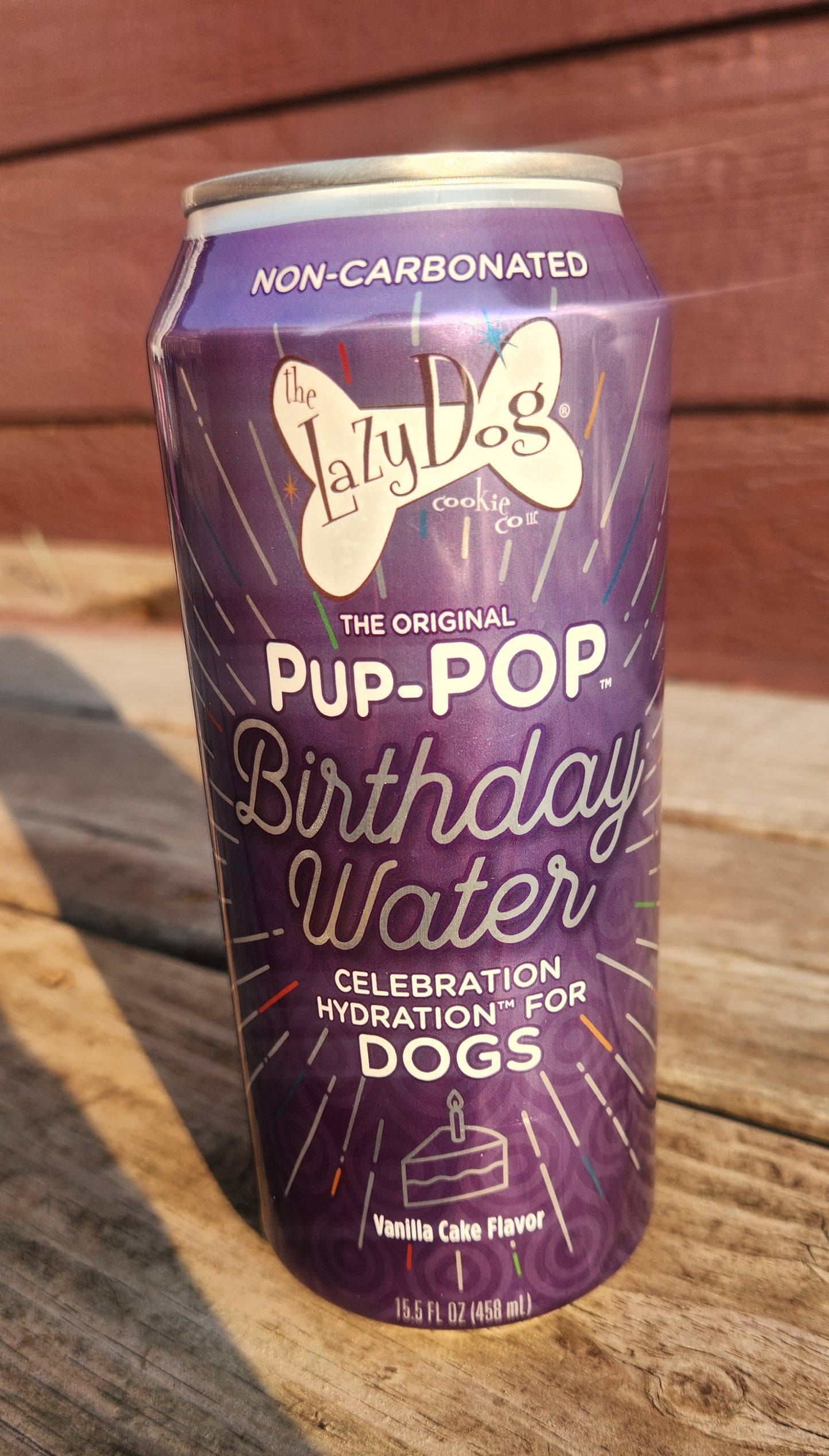 Pup pop bday water