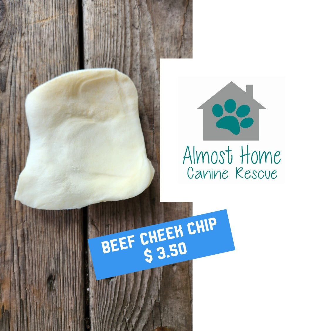 Beef cheek chip plain