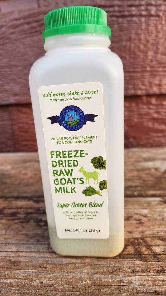 Super greens goat milk