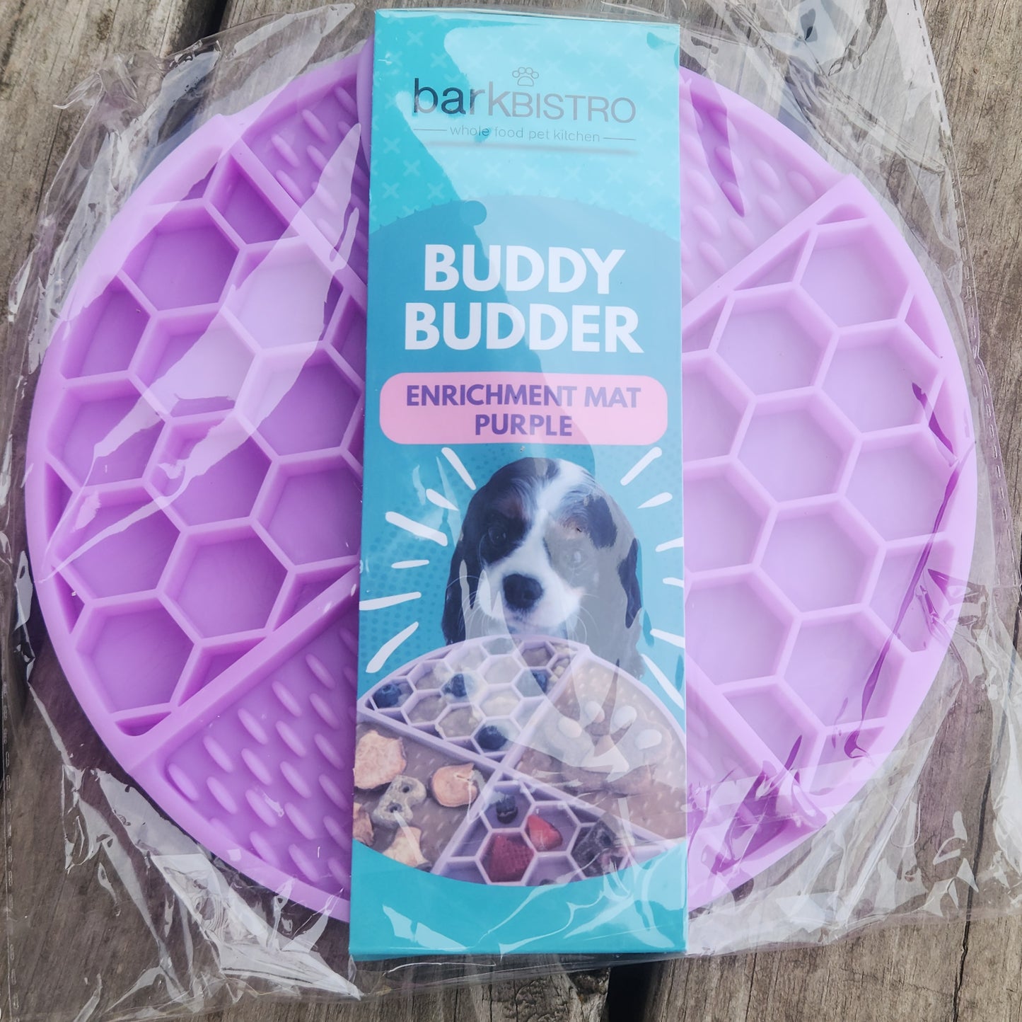 Purple lick mat