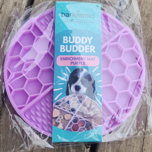 Purple lick mat