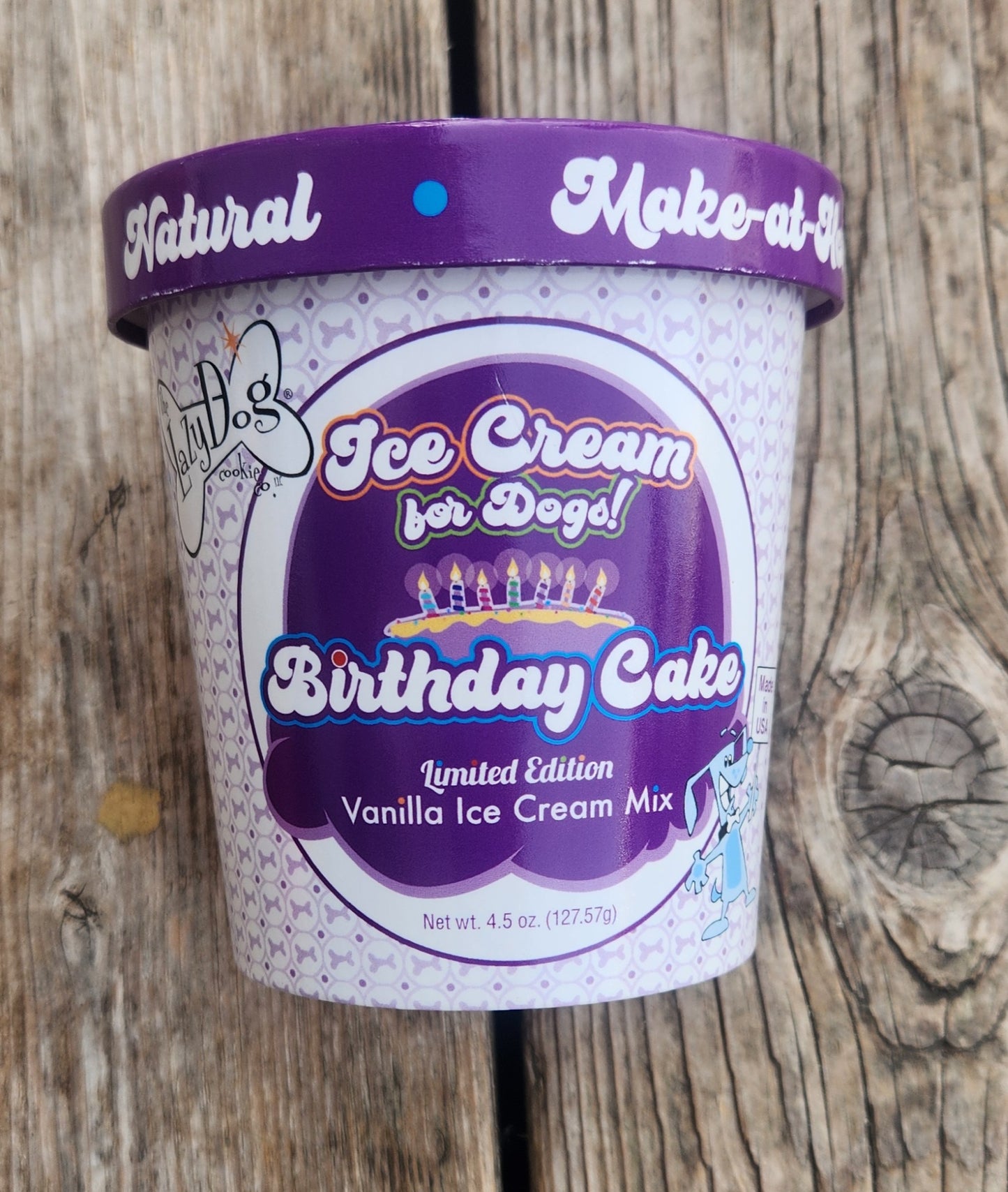 Birthday cake icecream mix