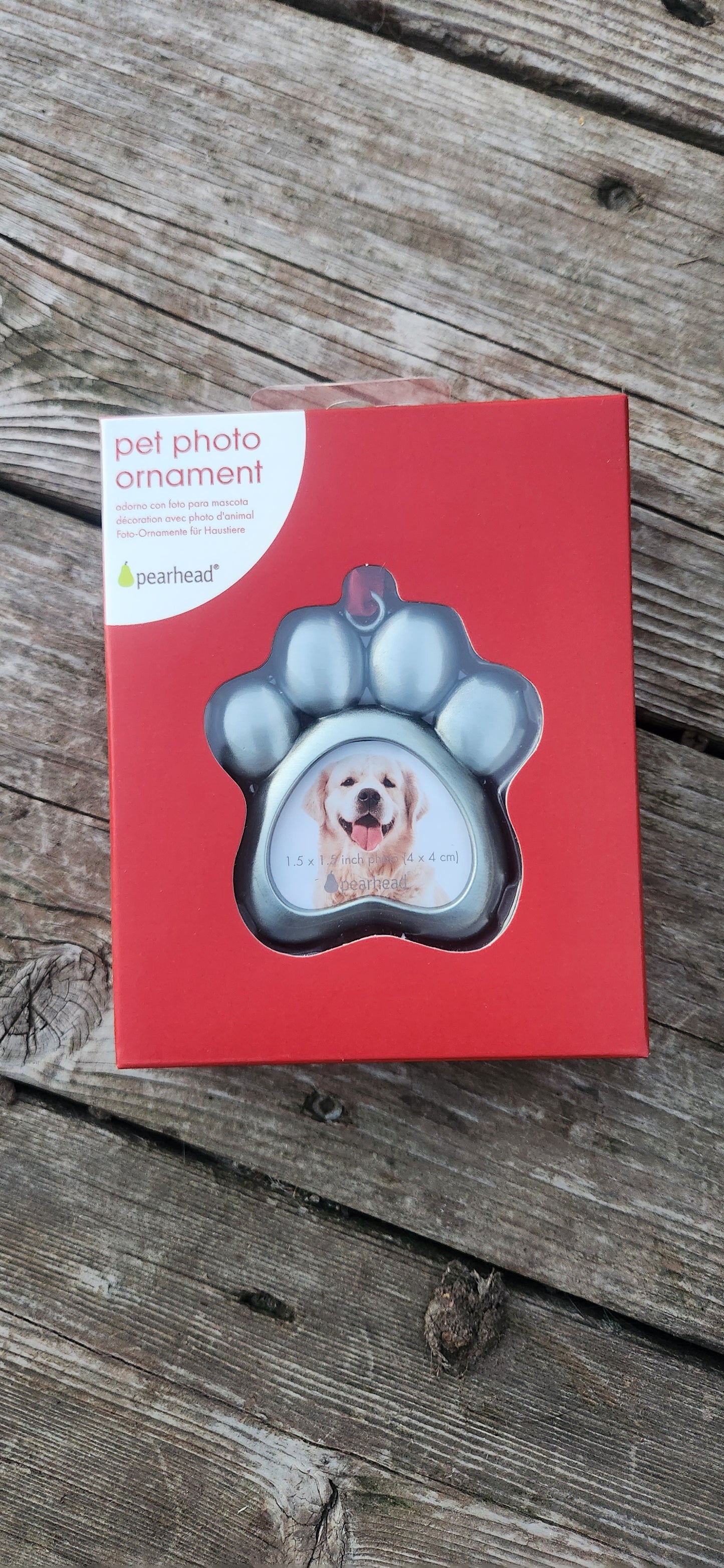 Pet photo ornament