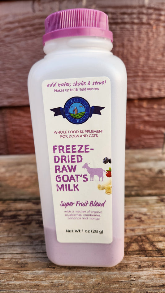 Super fruit goats milk
