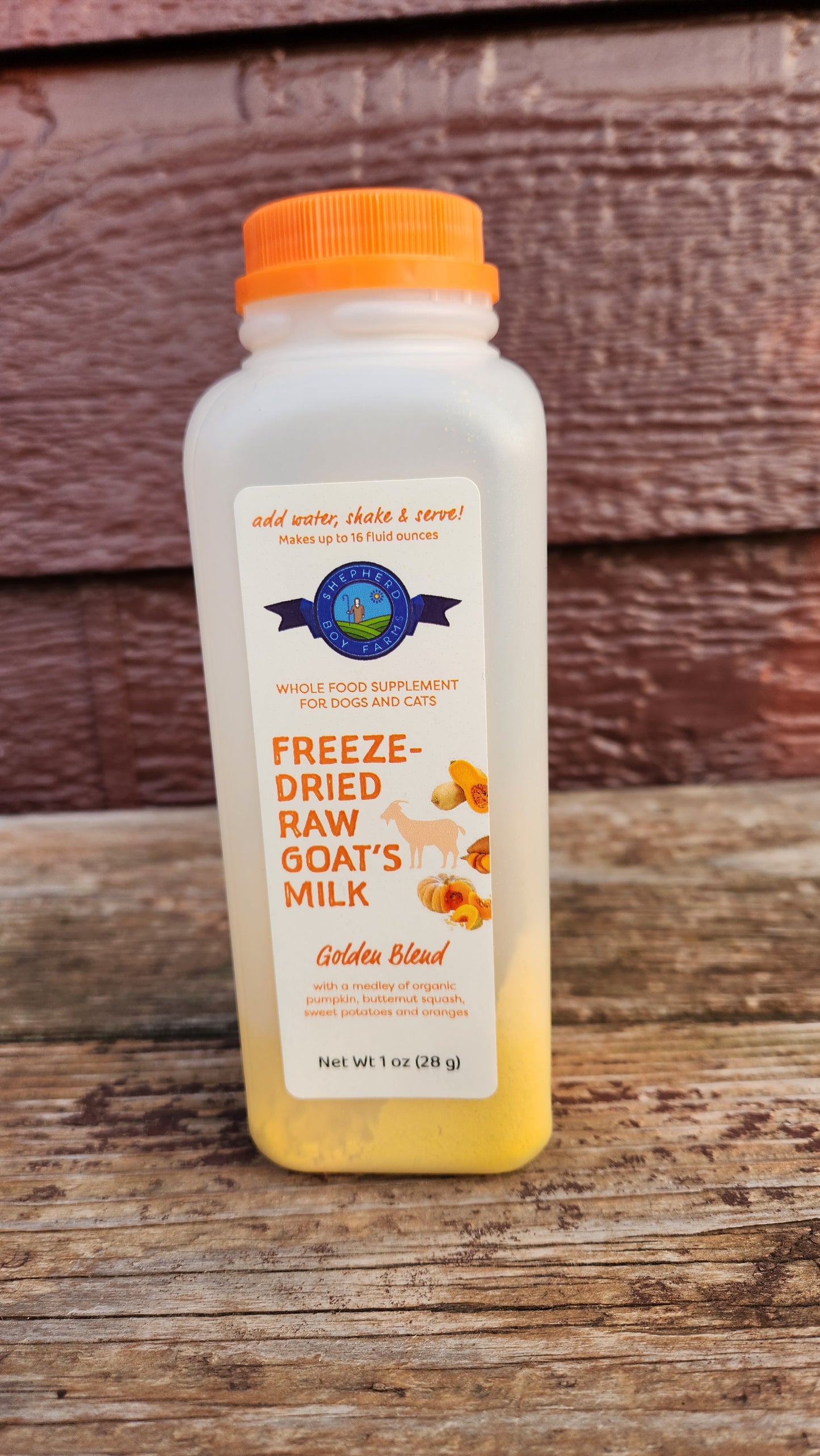 Golden blend goats milk