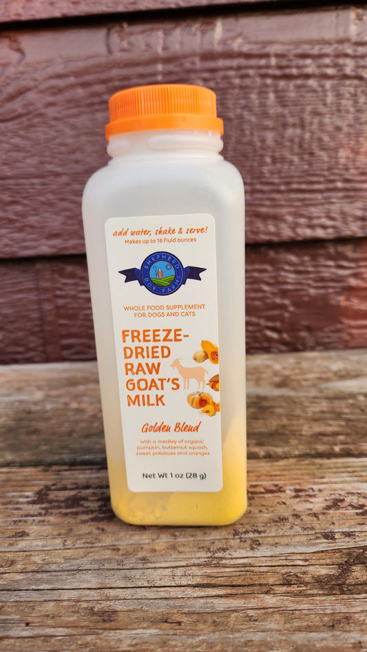 Golden blend goats milk